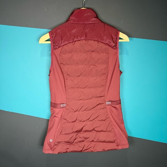 Lululemon Athletica Dark Red Puffer Vest - Picture 5 of 11